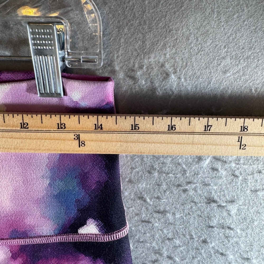 1425 | Lululemon Wunder Under Blooming Pixie Multi Luxtreme Leggings Purple 10 - Picture 3 of 7